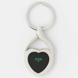 Kus me ik ben Ierse Shamrock, St Patricks Day voor Sleutelhanger