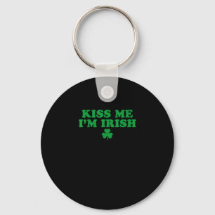 Kus me ik ben Ierse Shamrock, St Patricks Day voor Sleutelhanger