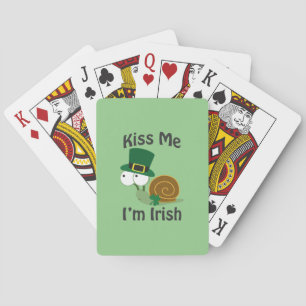 Kus me Ik ben Ierse slak Pokerkaarten