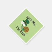 Kus me Ik ben Ierse slak Servetten (Hoek)