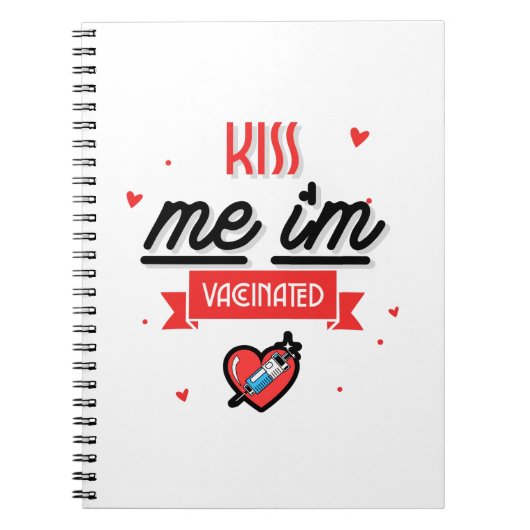 Kus Me, Ik Ben Ingeënt Notitieboek (Voorkant)
