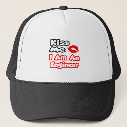 Kus me...ik ben ingenieur trucker pet (Voorkant)