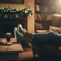 Kus Me Ik ben Irish Athletic Crew Socks