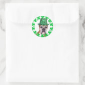 Kus me Ik ben Irish Boxer Dog stickers (Tas)