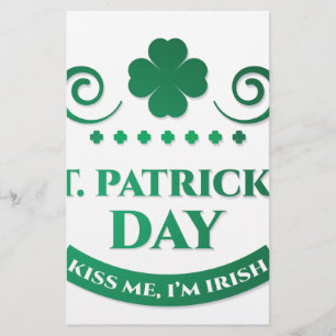 kus me ik ben irish briefpapier