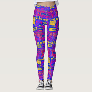 Kus me Ik ben Irish Bright Word Play Leggings