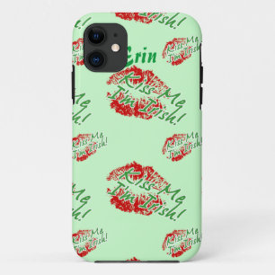 Kus me Ik ben Irish Lips (Green) iPhone 5 hoesje