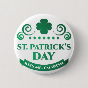 kus me ik ben irish ronde button 5,7 cm