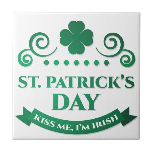 kus me ik ben irish tegeltje (Voorkant)