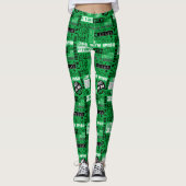 Kus me Ik ben Irish Word Play Leggings (Voorkant)