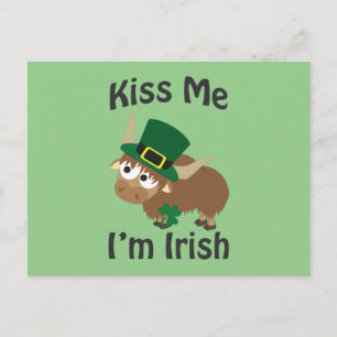 Kus me Ik ben Irish Yak Briefkaart