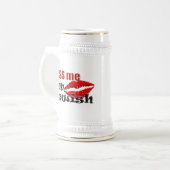 Kus me ik ben joods bierpul (Voorkant links)