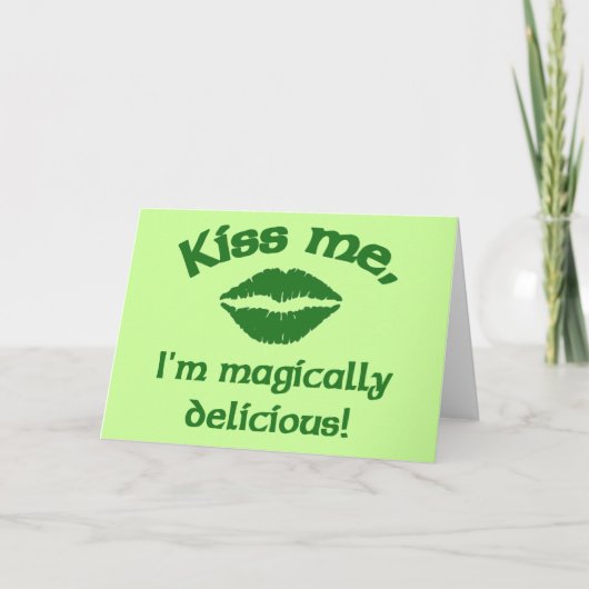 Kus me ik ben Magisch Delicious Kaart (Voorkant)