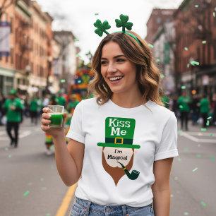 Kus Me - Ik ben Magisch St. Patrick's Dag T-shirt