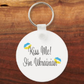 Kus me! Ik ben Oekraïens Sleutelhanger (Voorkant)