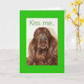 Kus me, ik ben ook Iers! Kaart (Gele Bloem)