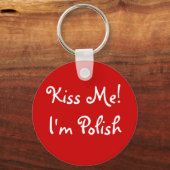 Kus me! Ik ben Pools Sleutelhanger (Voorkant)