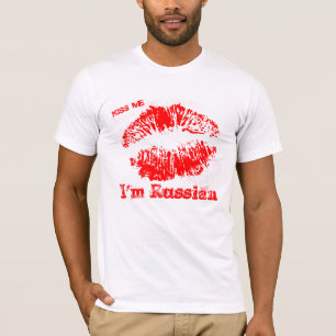 Kus me Ik ben Russisch T-shirt