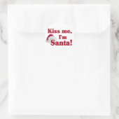Kus me Ik ben Santa stickers (Tas)