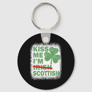 Kus Me Ik Ben Schots Grappige St. Patrick's Dag Sc Sleutelhanger