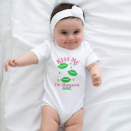Kus Me, Ik Ben Shamrock Zoet! St. Patrick's Dag Romper