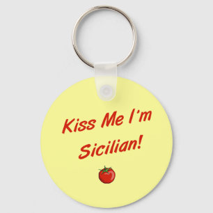 Kus me ik ben Siciliaans Sleutelhanger