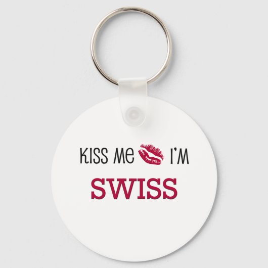 Kus me ik ben SWISS Sleutelhanger (Voorkant)
