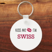 Kus me ik ben SWISS Sleutelhanger (Voorkant)
