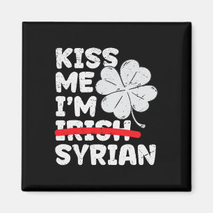 Kus Me Ik Ben Syrisch Funny St. Patrick's Day Syri Magneet