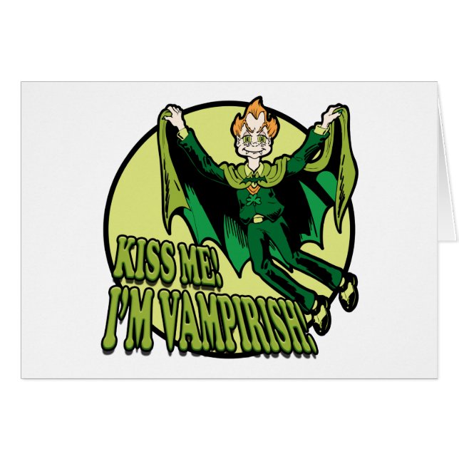 Kus me! Ik ben Vampirish. (Voorkant Horizontaal)
