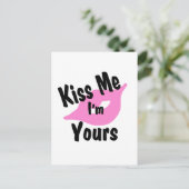 Kus me, ik ben van jou briefkaart (Staand voorkant)