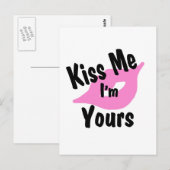 Kus me, ik ben van jou briefkaart (Voorkant / Achterkant)