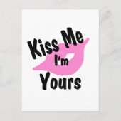 Kus me, ik ben van jou briefkaart (Voorkant)