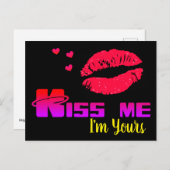 Kus me ik ben van jou briefkaart (Voorkant / Achterkant)