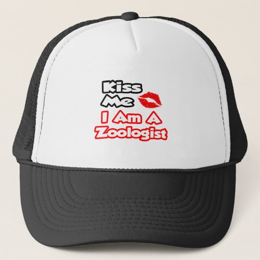 Kus me...ik ben zoöloog trucker pet (Voorkant)