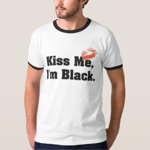 Kus me Ik ben zwart T-shirt