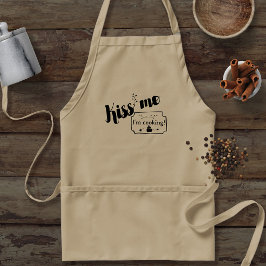 Kus me, ik kook. standaard schort