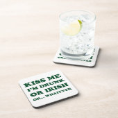 Kus me Im Drink of Iers Bier Onderzetter (Rechterzijde)