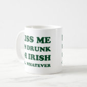 Kus me Im Drink of Iers Koffiemok (Voorkant links)