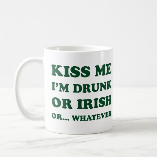 Kus me Im Drink of Iers Koffiemok (Links)