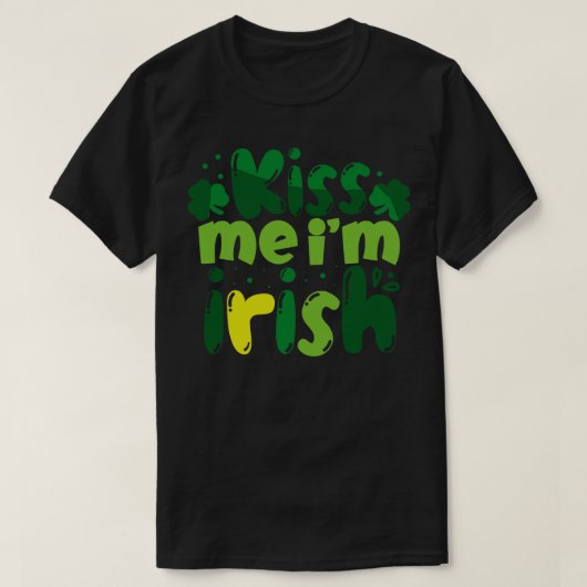 Kus me Im Iers 1 T-shirt (Design voorkant)