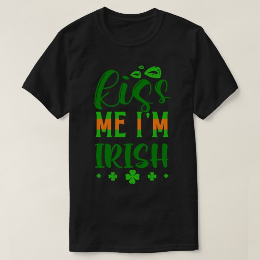 Kus me Im Iers 2 T-shirt (Design voorkant)