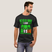 Kus me im irish of drink of wat st patricks t-shirt (Voorkant volledig)