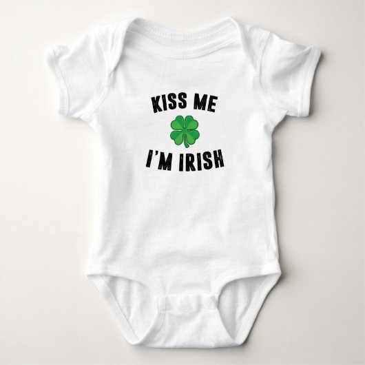 Kus me i'm irish romper (Voorkant)