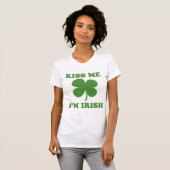 Kus me i'm Irish T-shirt (Voorkant volledig)
