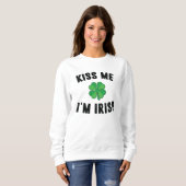 Kus me i'm irish trui (Voorkant volledig)