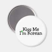 Kus me in het Koreaans Magneet (Voorkant / Achterkant)