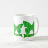 Kus me Irish vlinder Koffiemok (Voorkant rechts)