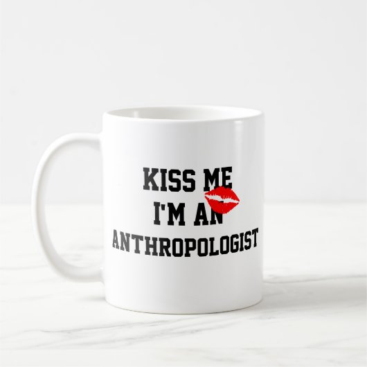 Kus me is een antropoloog Mok (Links)