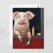 Kus me je mond! briefkaart (Voorkant / Achterkant)